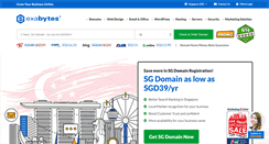 Desktop Screenshot of exabytes.sg