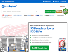 Tablet Screenshot of exabytes.sg